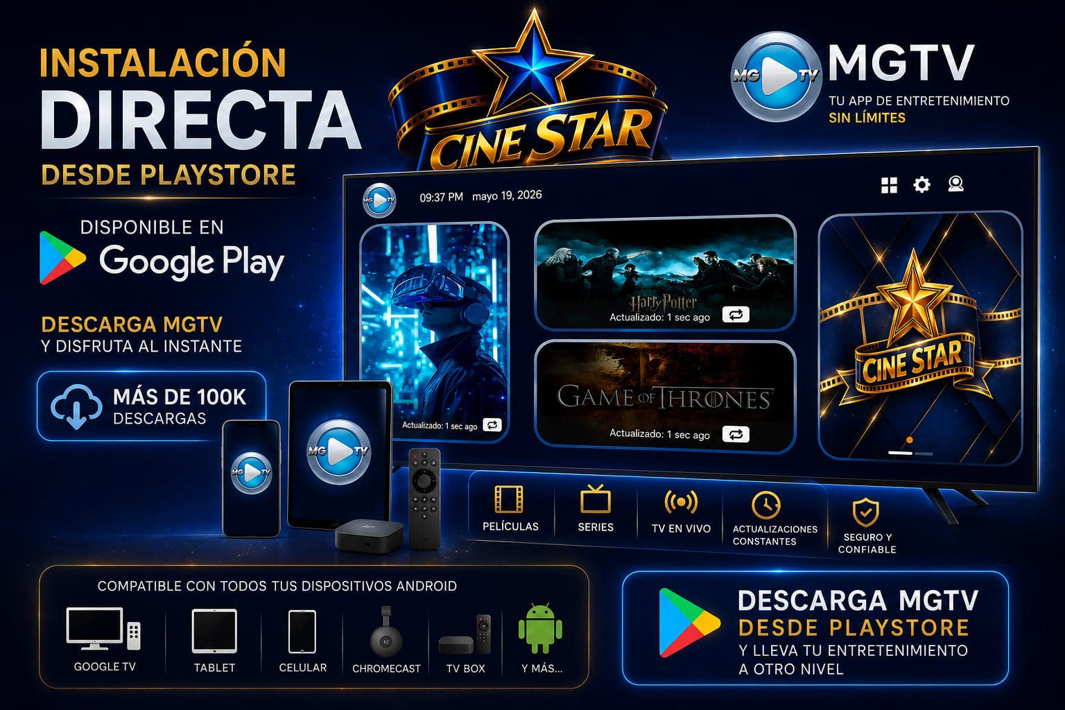 Equipos Android Cine Star