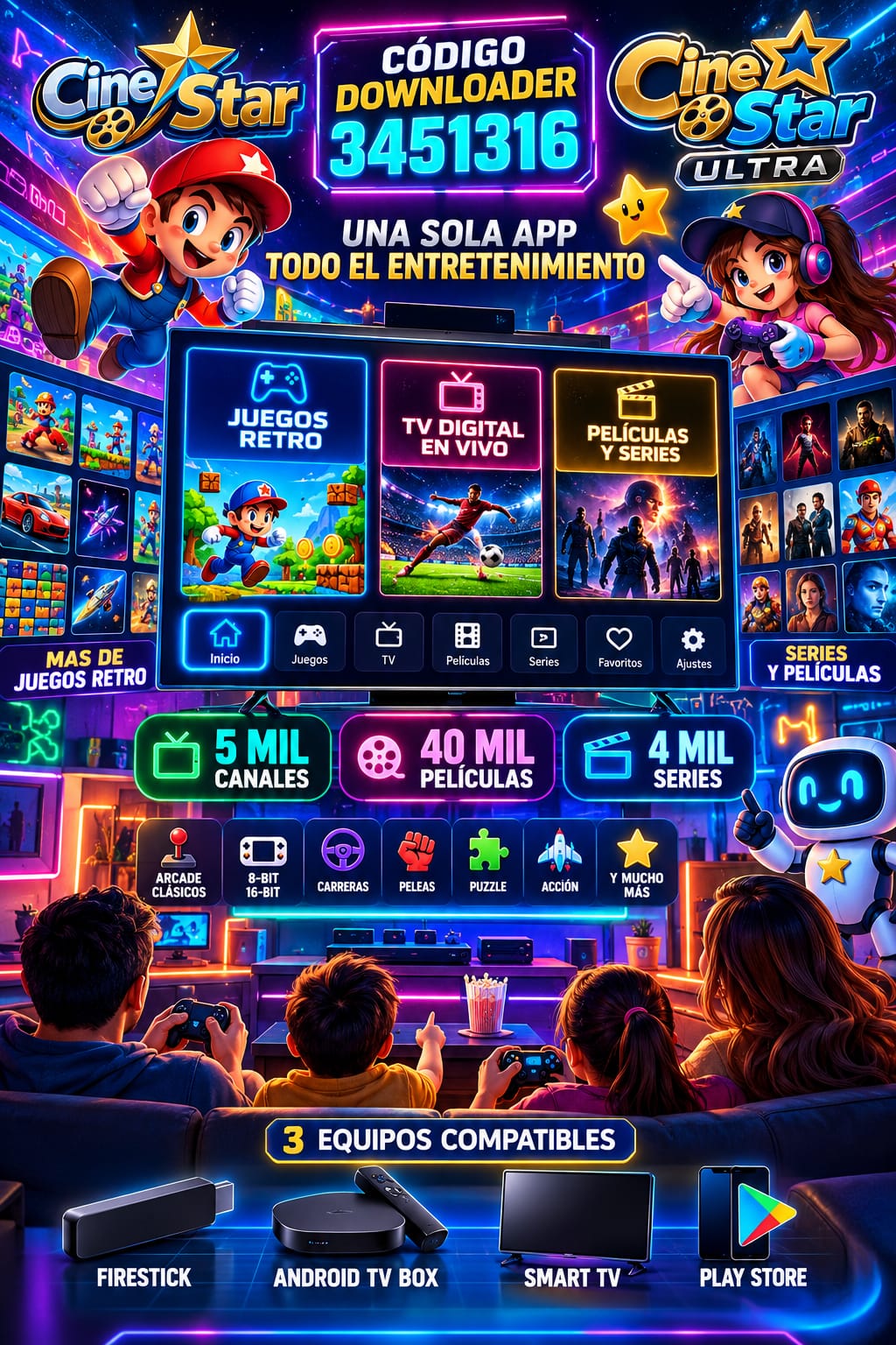 Nueva app con Juegos Integrados